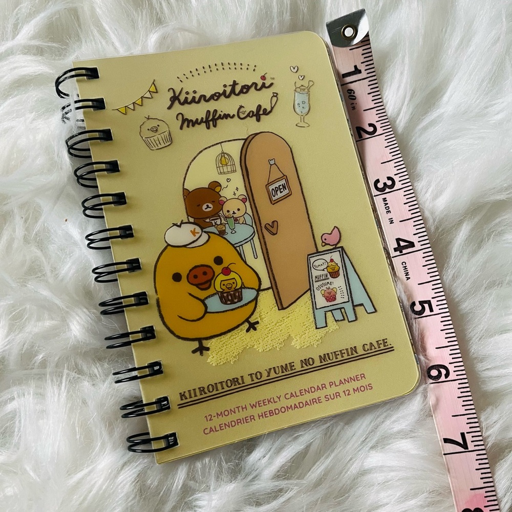 *NWOT* Kiiroitori Muffin Cafe Planner - Yellow